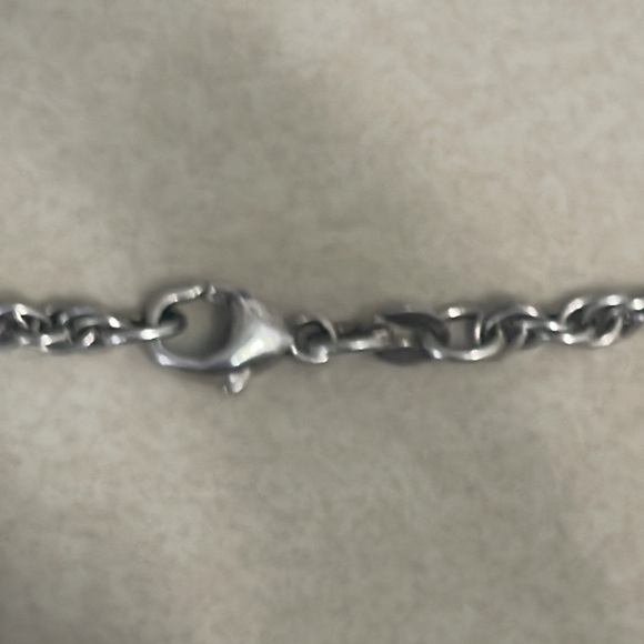 Retired James Avery “16 double loop silver rope chain - Picture 6 of 7